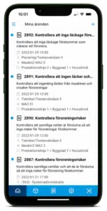 idus mobilapp påmindelser